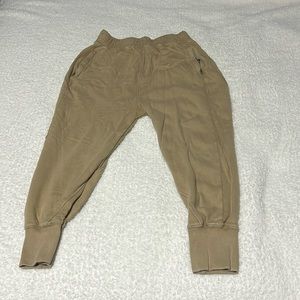 free People tan sweatpants!
